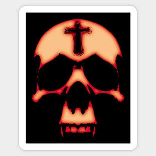 Vampire skull Sticker